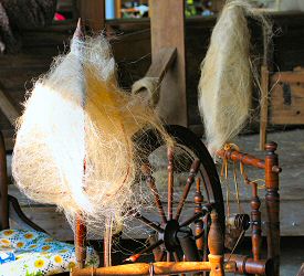 At the Flax Scutching Festival
